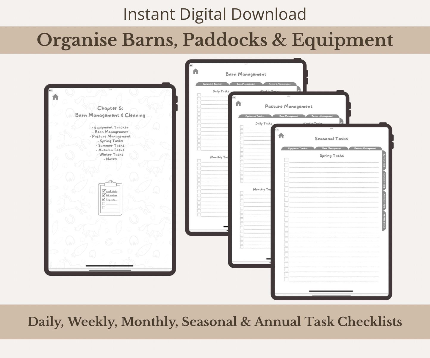 The 2026 Complete Equestrian Planner | Plan, Track & Reflect