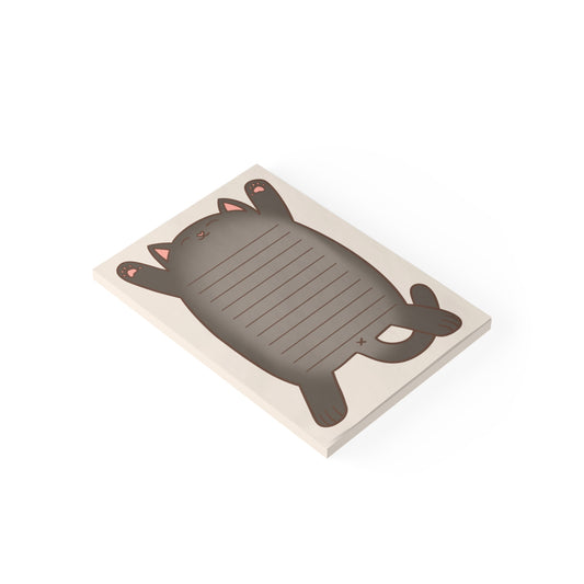 Russian Blue Cat Belly Large Post-it® Notepad