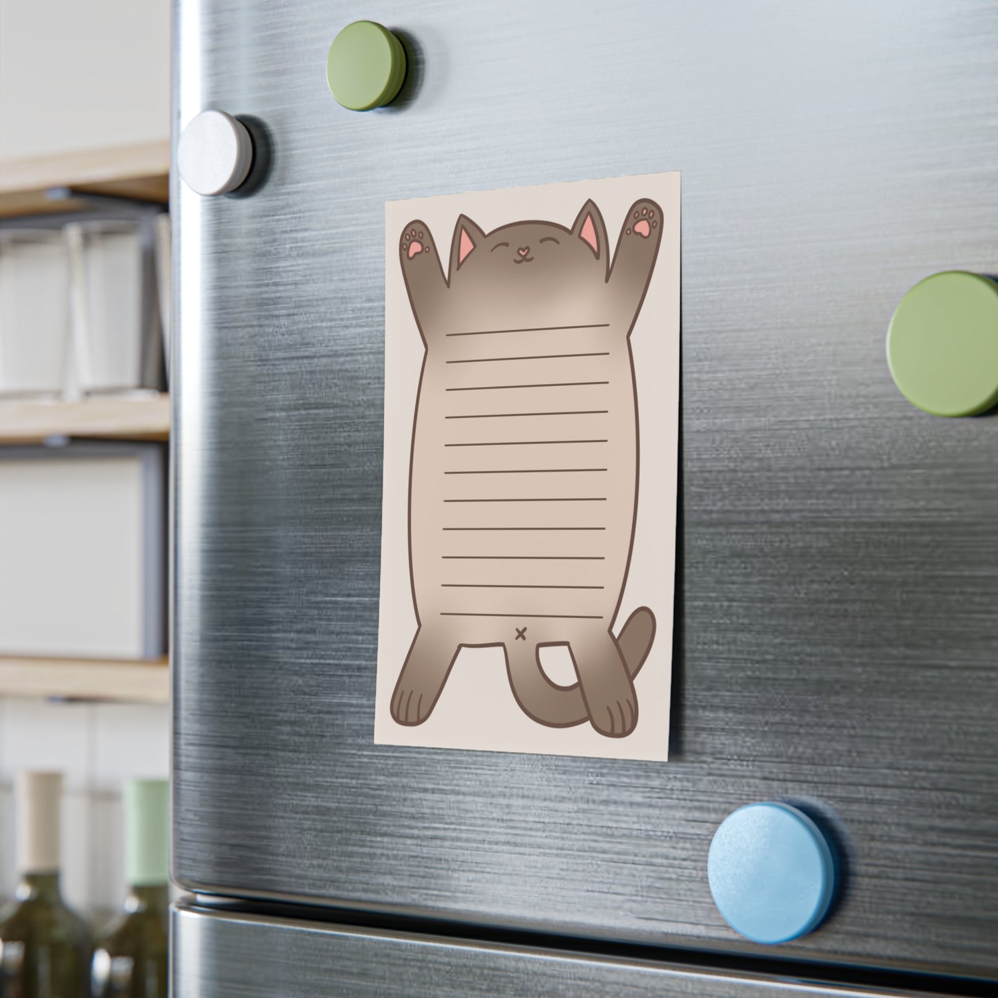 Siamese Cat Belly Large Post-it® Notepad