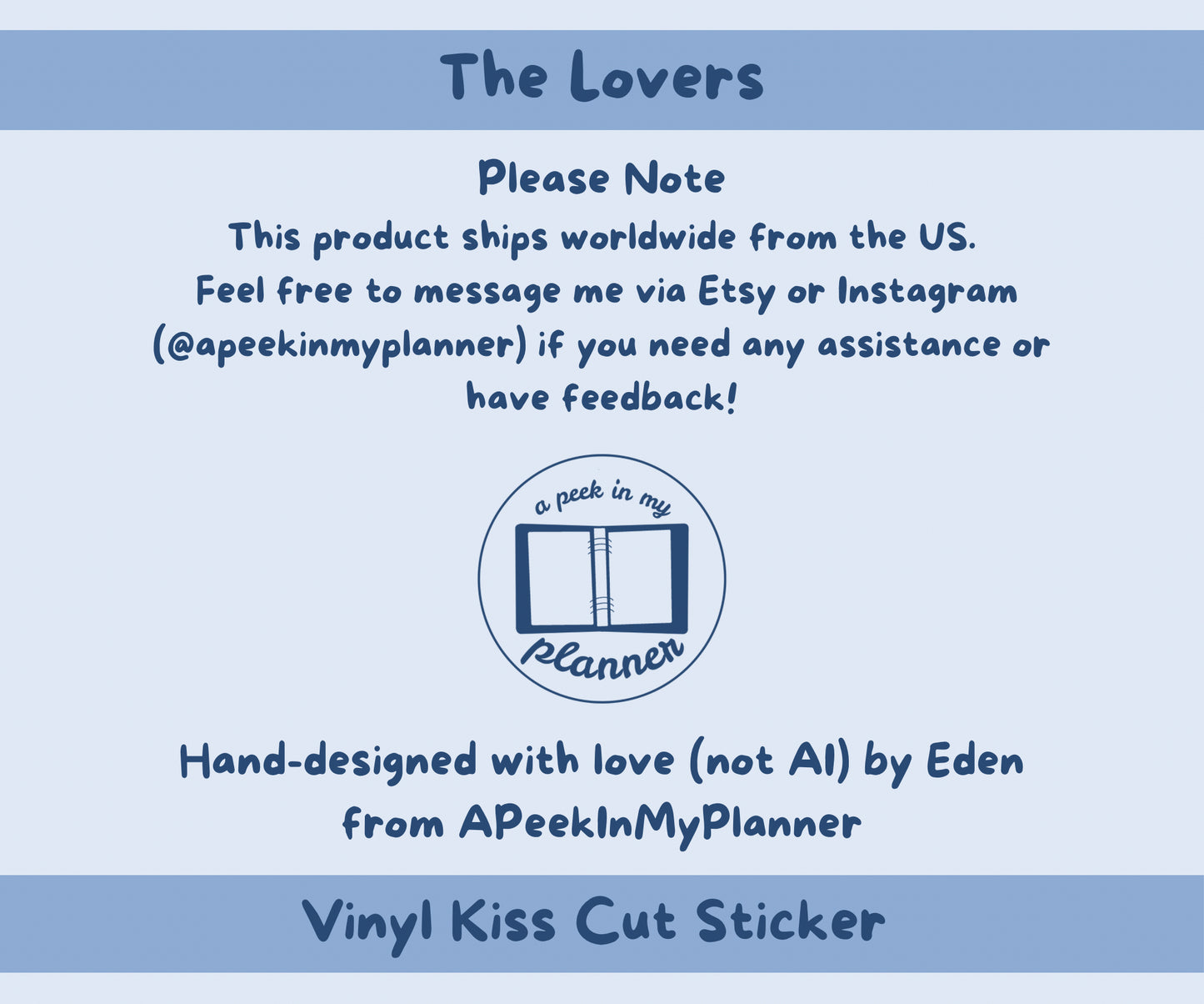 The Lovers Sticker