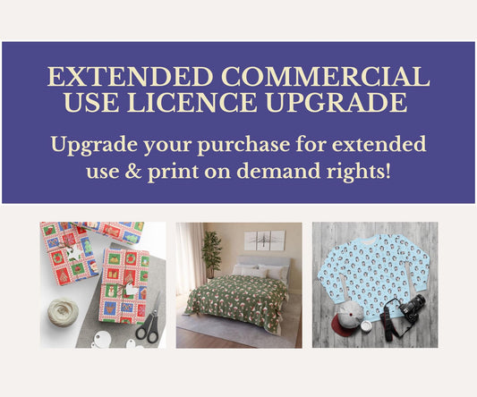 Extended Commercial Licence | Upgrade Your Licence for Extended Commercial & Print on Demand Use