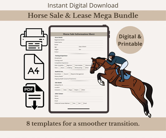Horse Sale & Lease Mega Bundle