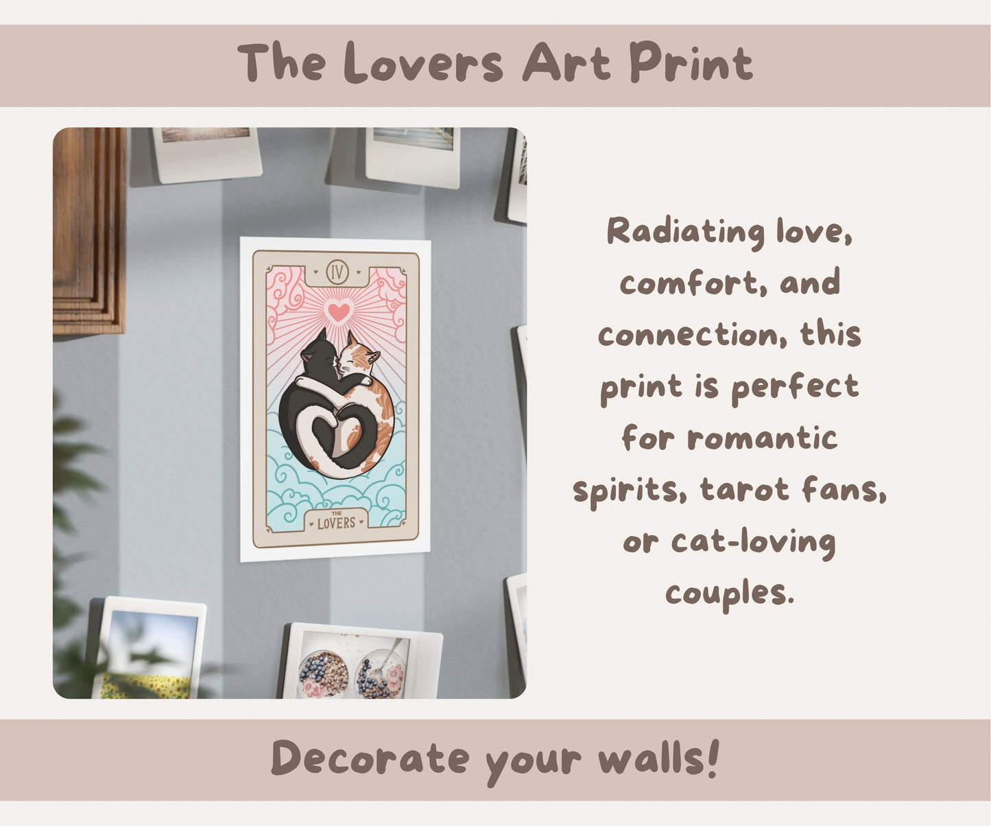 The Lovers Art Print | 6x4 or 12x8 Portrait