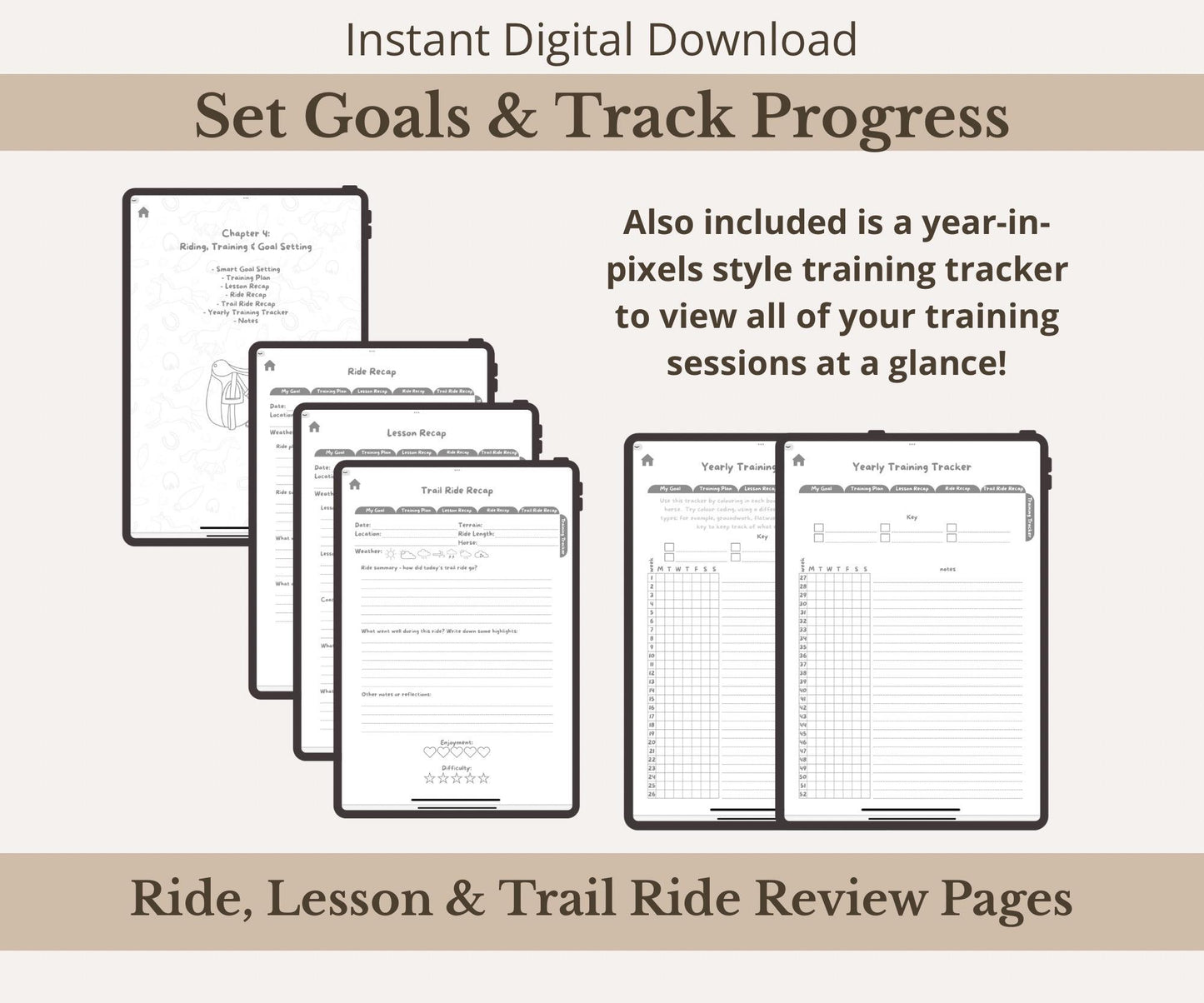 The 2026 Complete Equestrian Planner | Plan, Track & Reflect