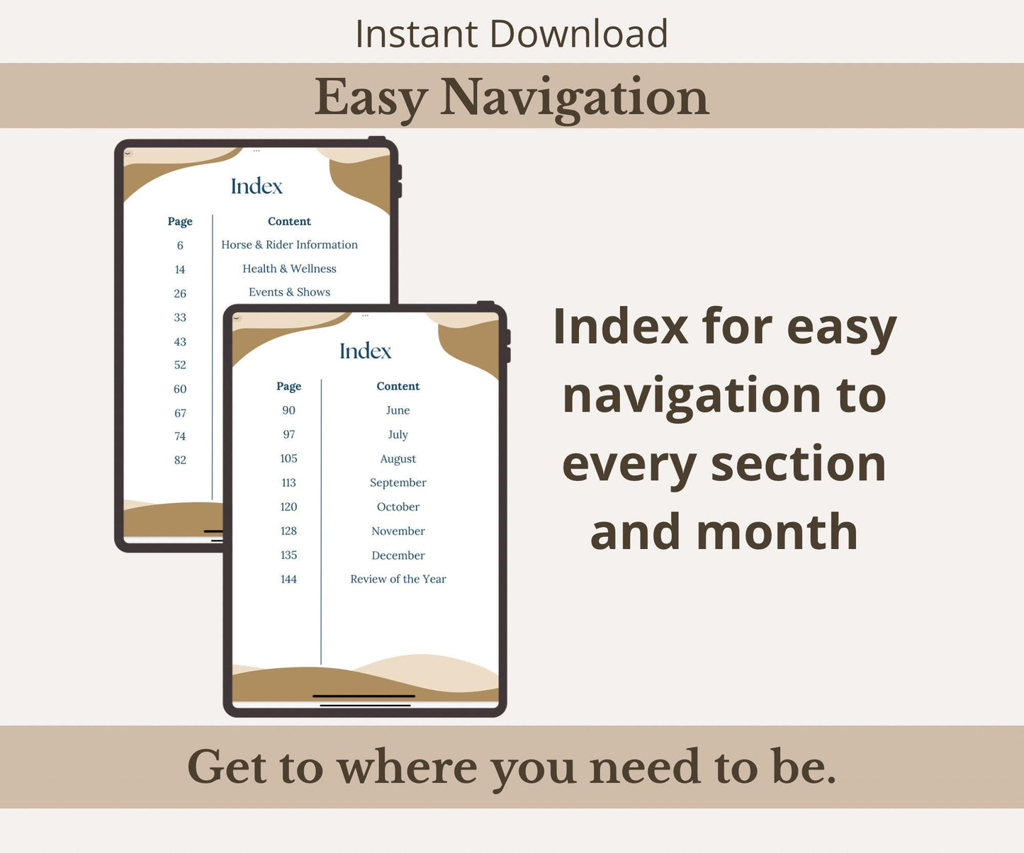Complete 2025 Equestrian Journal | Digital & Printable | A4 or A5