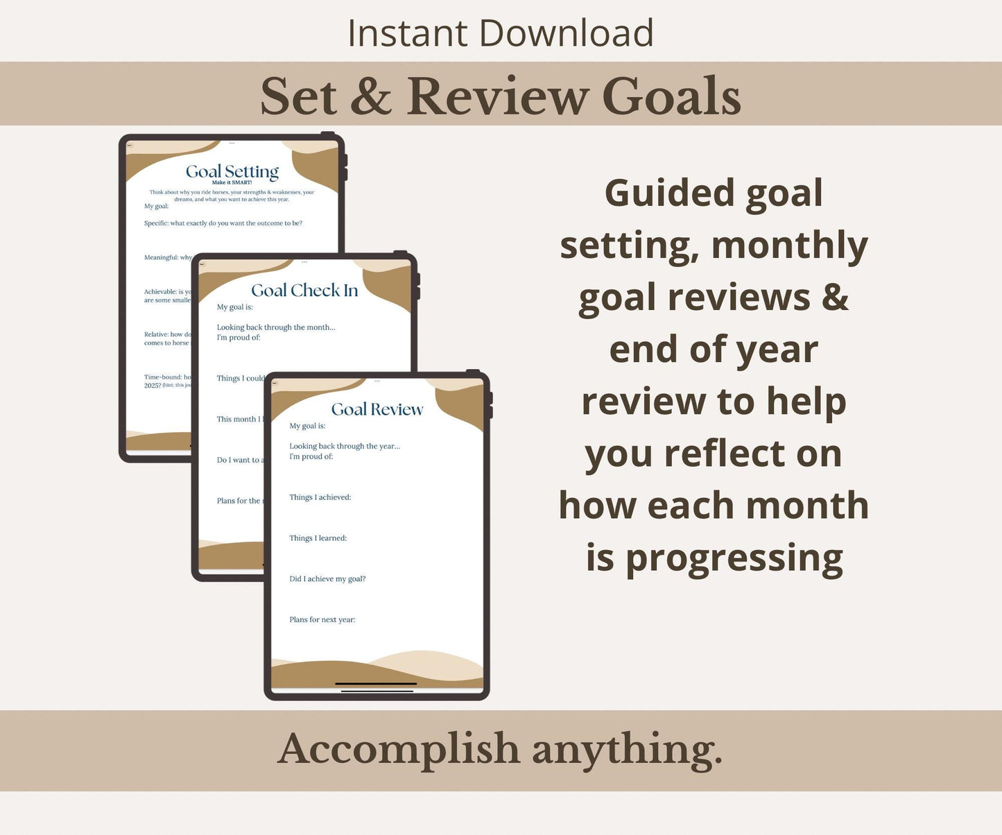 Complete 2025 Equestrian Journal | Digital & Printable | A4 or A5