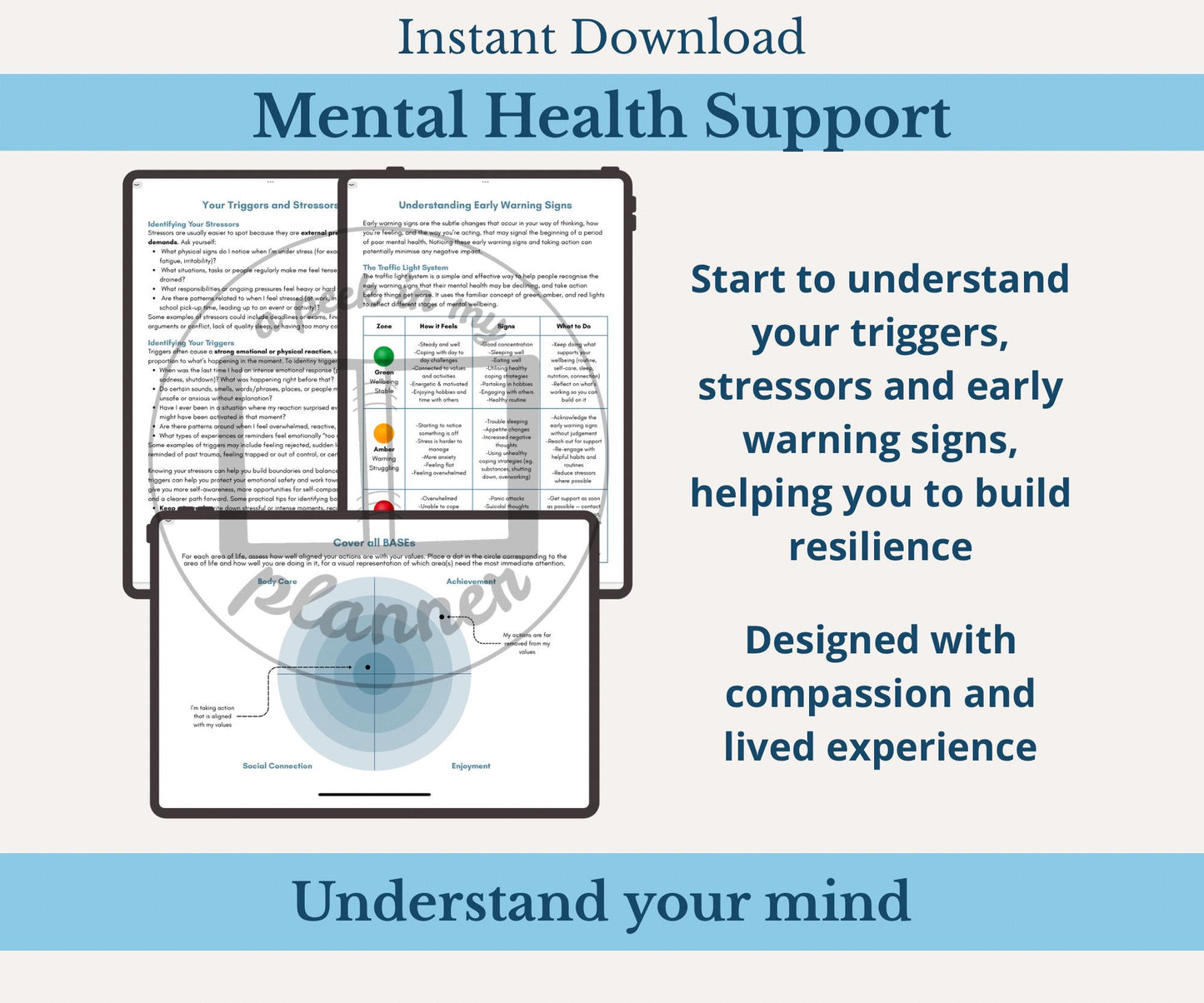 Recovery Foundations: Build Hope, Strength, Purpose and Emotional Awareness | Digital & Printable Therapy Worksheets