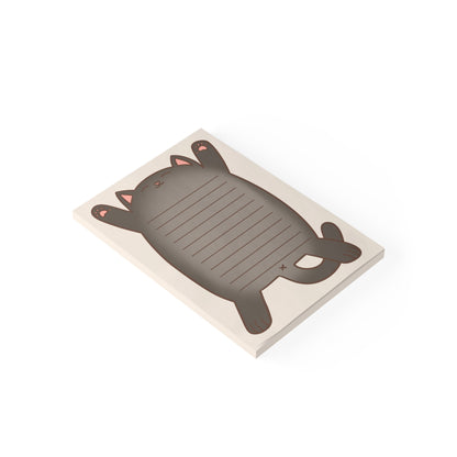 Russian Blue Cat Belly Large Post-it® Notepad