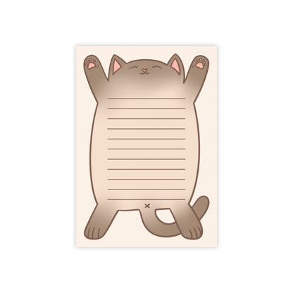 Siamese Cat Belly Large Post-it® Notepad