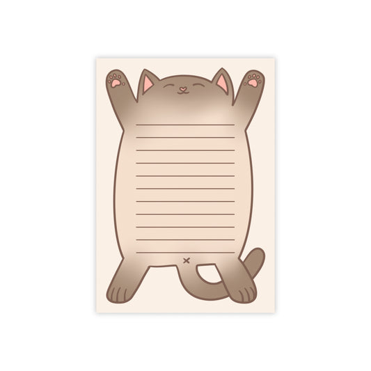 Siamese Cat Belly Large Post-it® Notepad