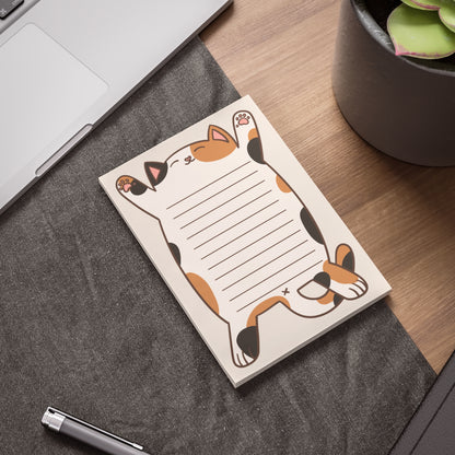 Calico Cat Belly Large Post-it® Notepad