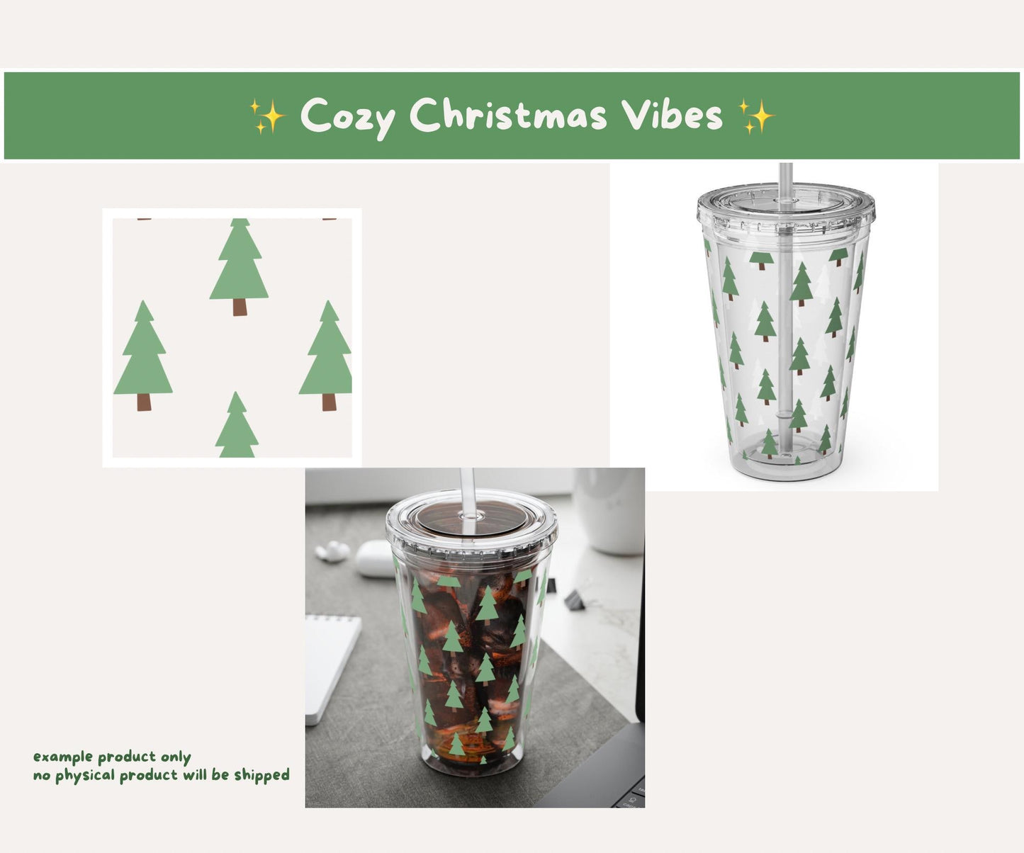 O Christmas Tree Seamless Pattern | Festive Evergreen Trees