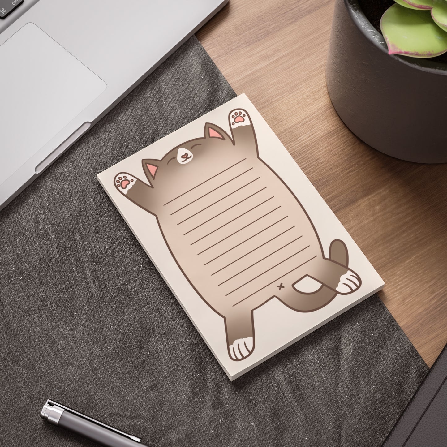 Ragdoll Cat Belly Large Post-it® Notepad