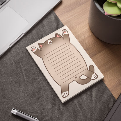 Ragdoll Cat Belly Large Post-it® Notepad