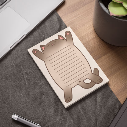 Siamese Cat Belly Large Post-it® Notepad