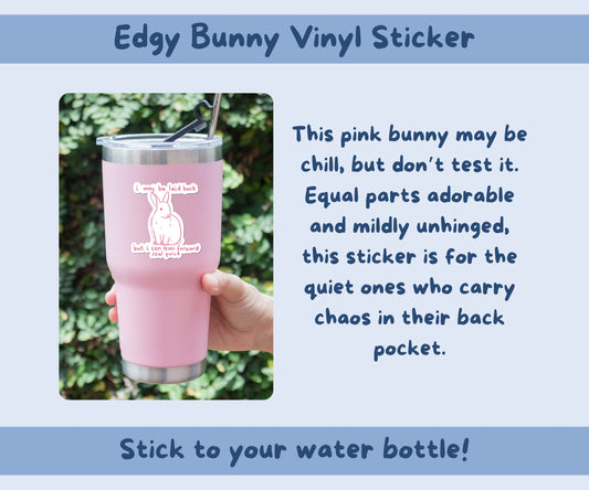 Edgy Bunny Vinyl Kiss-Cut Sticker