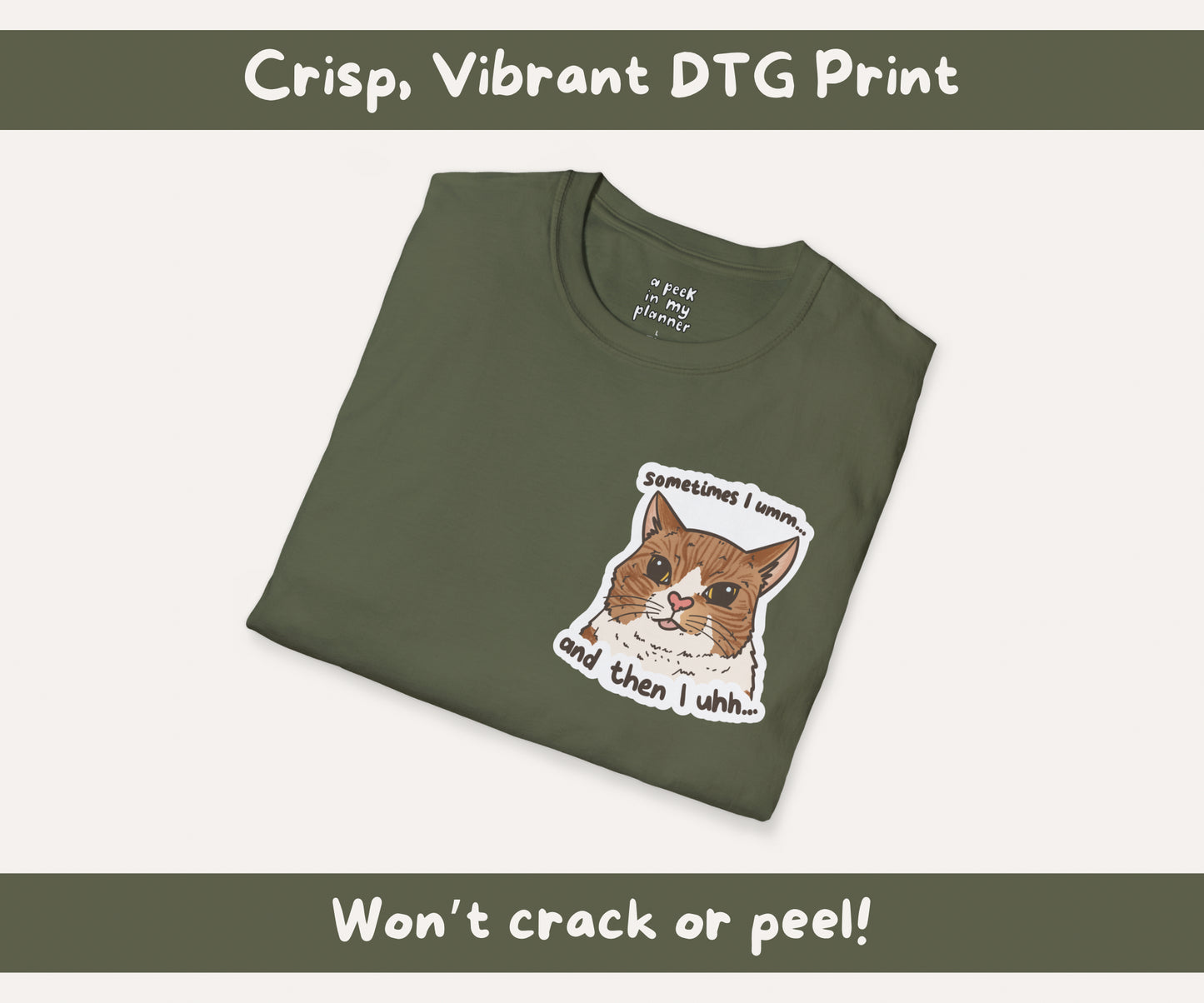 Brain Buffering Unisex T-Shirt | Sometimes I Umm, And Then I Uhh