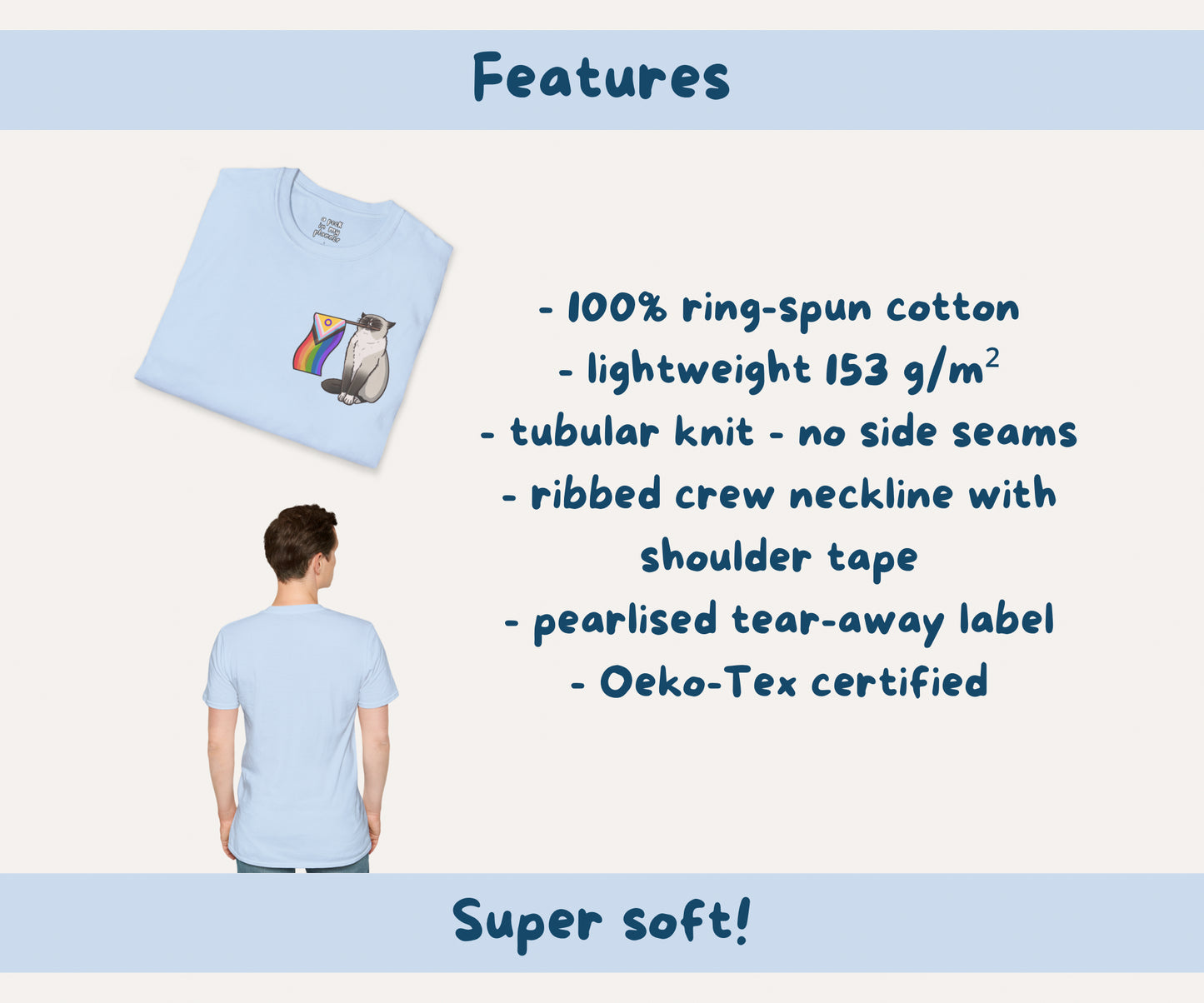 Pride Flag Cat T-Shirt | LGBTQIA+ Rainbow Progress Flag Grumpy Cat Tee