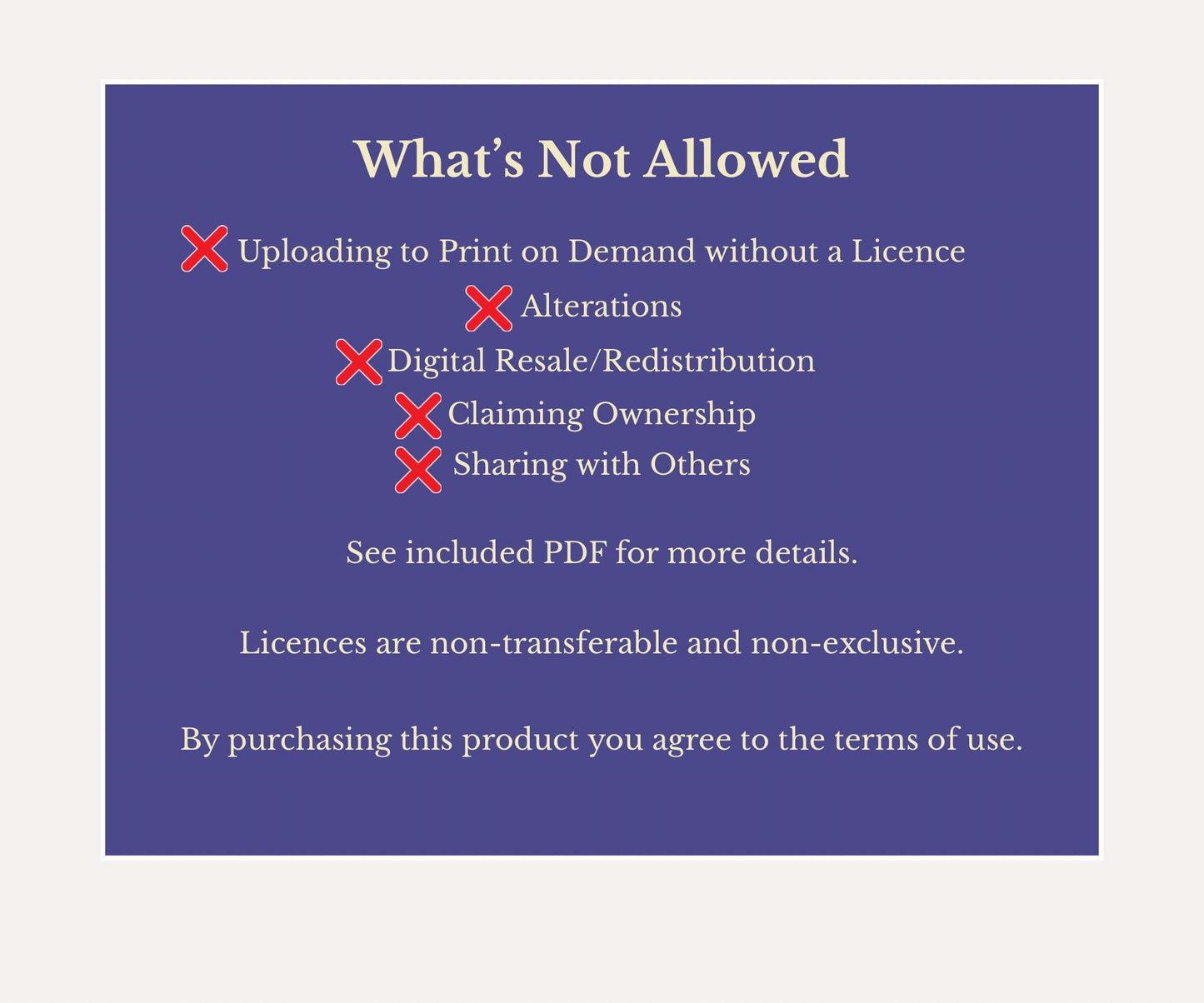 Extended Commercial Licence | Upgrade Your Licence for Extended Commercial & Print on Demand Use