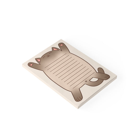 Siamese Cat Belly Large Post-it® Notepad