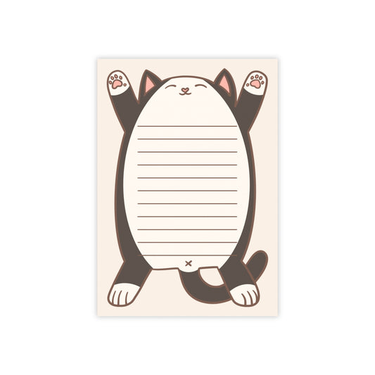 Tuxedo Cat Belly Large Post-it® Notepad