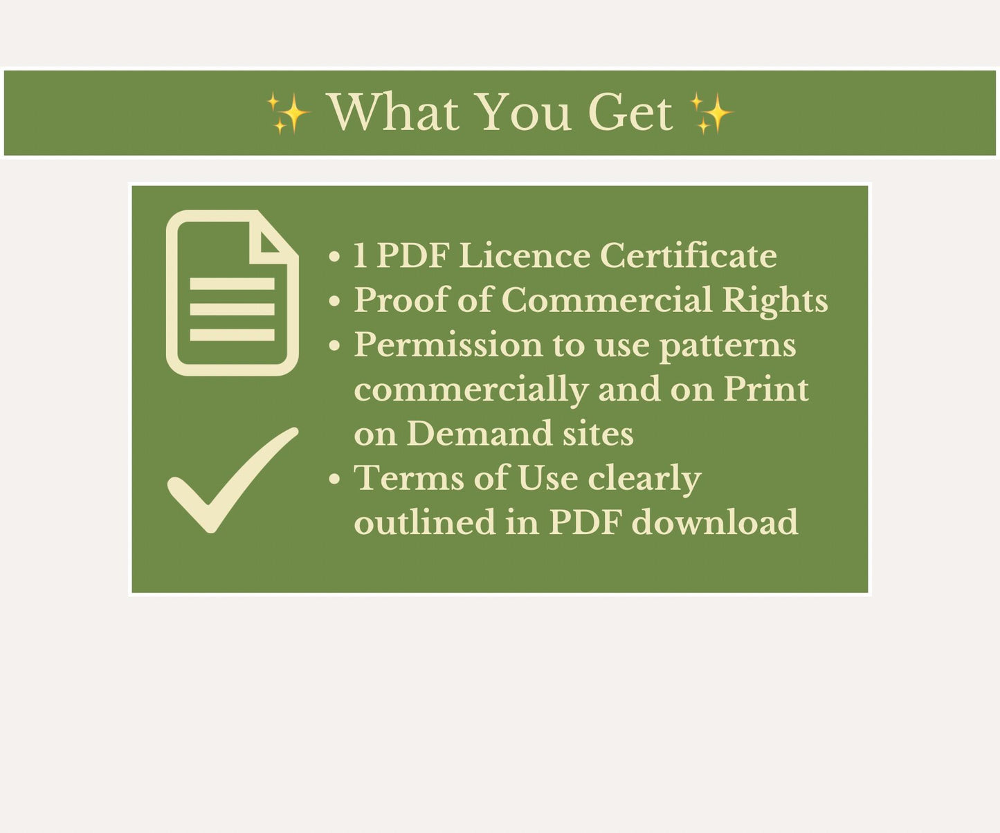 Commercial Licence | Upgrade Your Licence for Commercial & Print on Demand Use