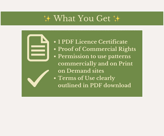 Commercial Licence | Upgrade Your Licence for Commercial & Print on Demand Use