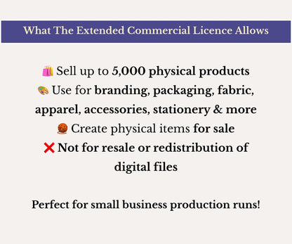 Extended Commercial Licence | Upgrade Your Licence for Extended Commercial & Print on Demand Use