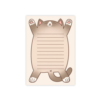Ragdoll Cat Belly Large Post-it® Notepad