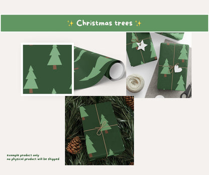 O Christmas Tree Seamless Pattern | Festive Evergreen Trees