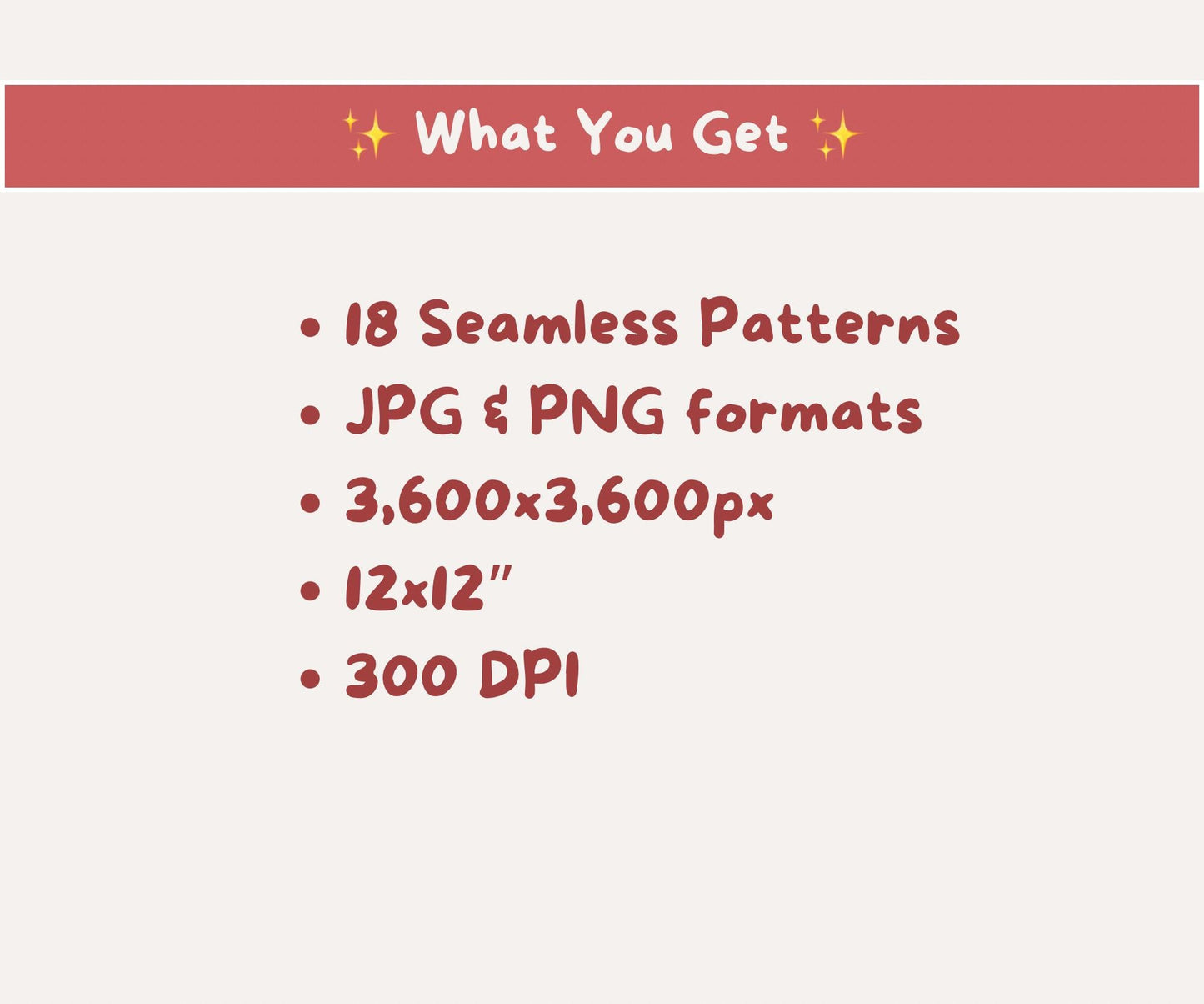 Christmas Florals Seamless Pattern Bundle | 18 Festive Digital Papers