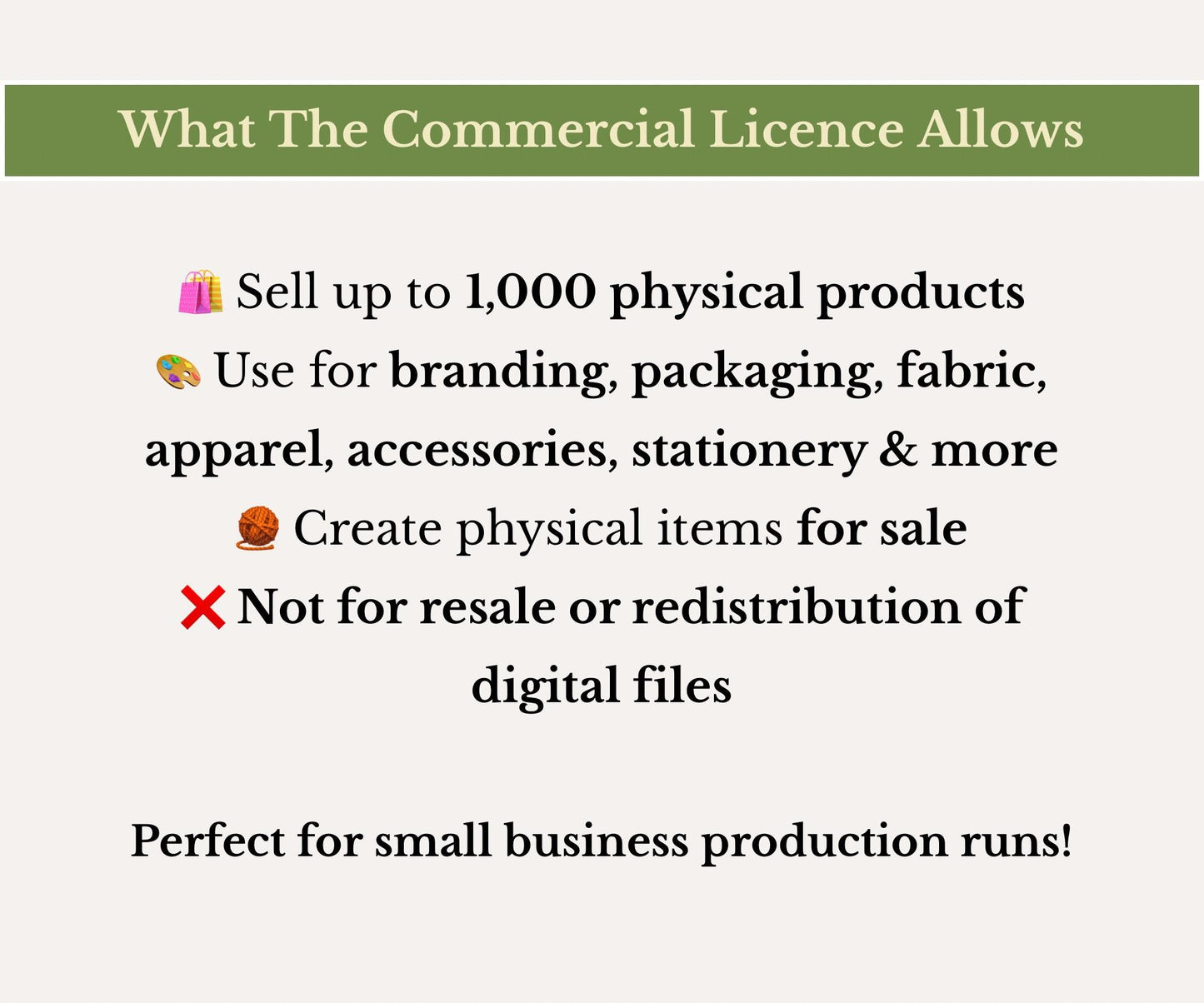 Commercial Licence | Upgrade Your Licence for Commercial & Print on Demand Use