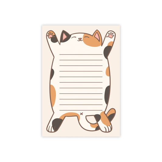 Calico Cat Belly Large Post-it® Notepad