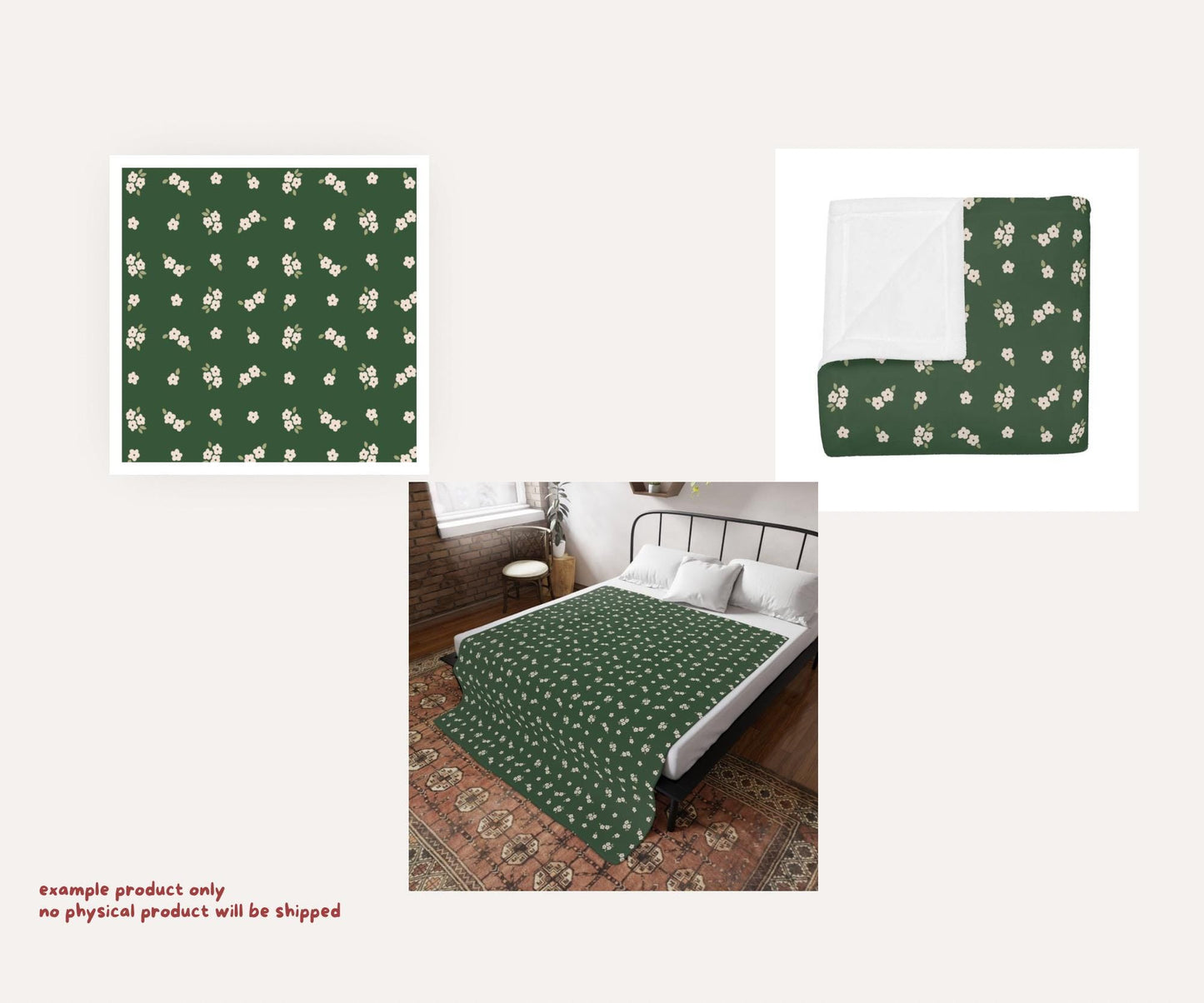 Christmas Florals Seamless Pattern Bundle | 18 Festive Digital Papers