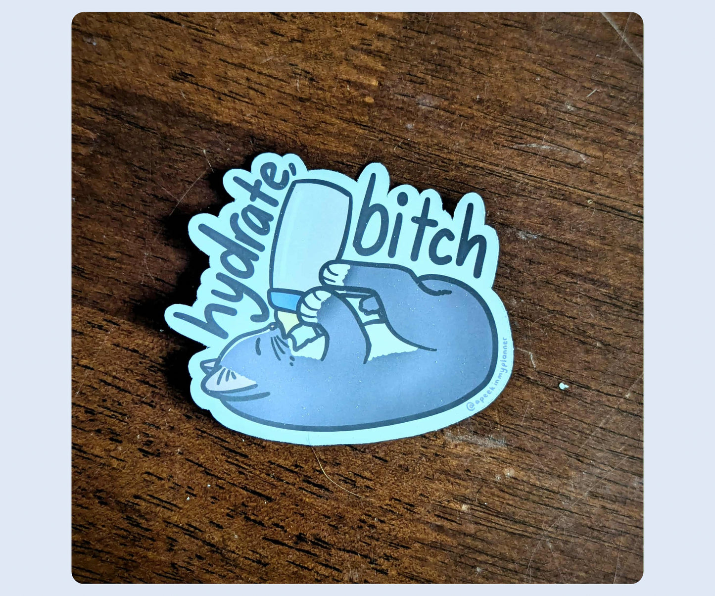 Hydrate, B*tch Sticker