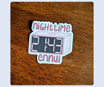 Nighttime Ennui Sticker