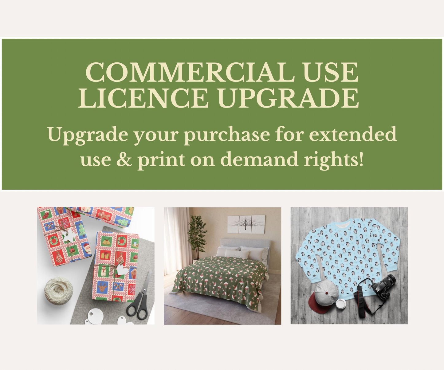 Commercial Licence | Upgrade Your Licence for Commercial & Print on Demand Use
