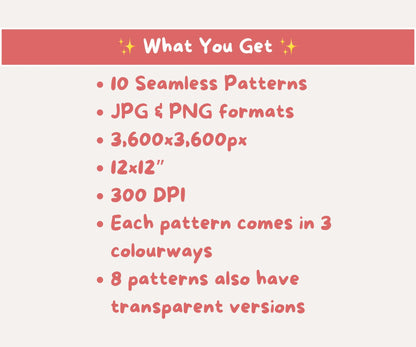 Traditional Christmas Seamless Pattern Bundle | 10 Festive Digital Papers