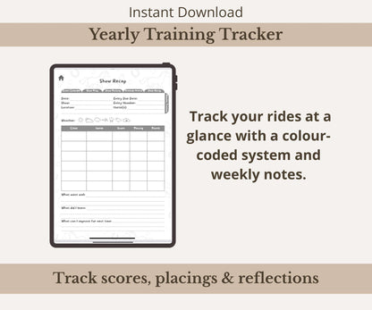 Horse Training Planner Bundle | Goal Setting & Ride Trackers