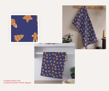 Traditional Christmas Seamless Pattern Bundle | 10 Festive Digital Papers