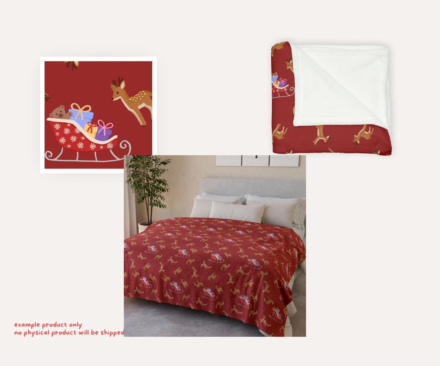 Traditional Christmas Seamless Pattern Bundle | 10 Festive Digital Papers