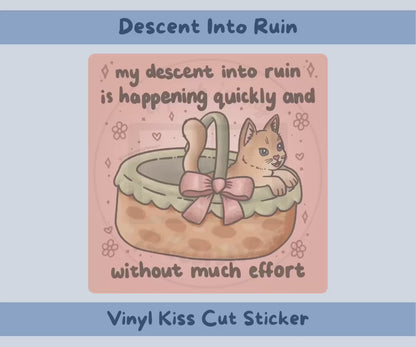 Descent Into Ruin Sticker