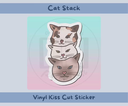 Kawaii Cat Tower Sticker